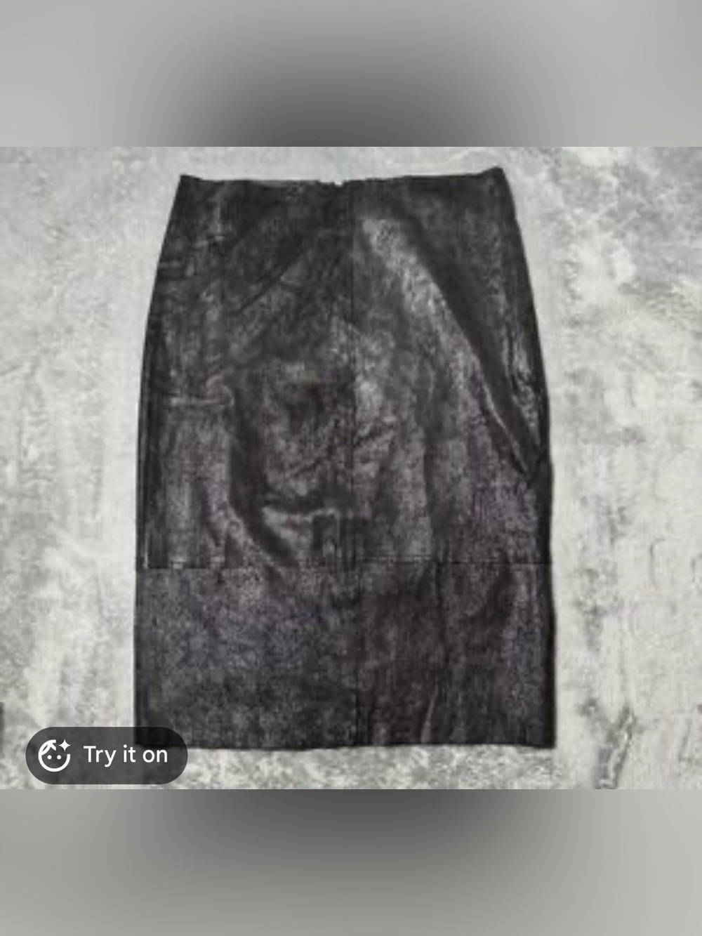 A.L.C. Metallic Leather Pencil Skirt – Size 4